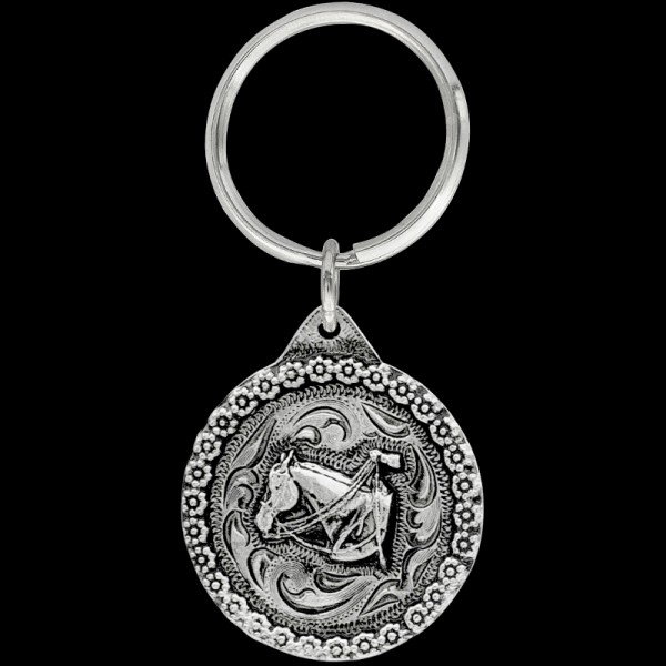 Embrace cowboy culture with our Vaquero Keychain. Perfect for Western enthusiasts, this custom accessory adds cowboy charm to your everyday carry. 